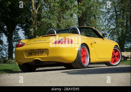 yellow-porsche-boxster-rear-