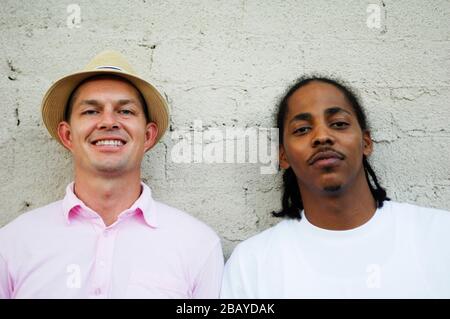 Adrian Young of No Doubt, Sporty-O portrait at Lethal Dose Recordings in Los Angeles working on their 2nd CD 'We Are Machines' Stock Photo