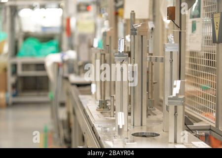 tools for precise 3D measurement of plastic products for the automotive industry Stock Photo