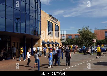 General view of The Kassam Stadium, home of Oxford United Stock Photo