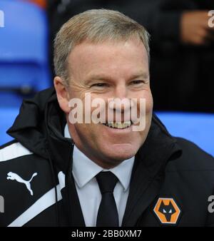 Wolverhampton Wanderers' Manager Kenny Jackett before the game against Peterborough United. Stock Photo