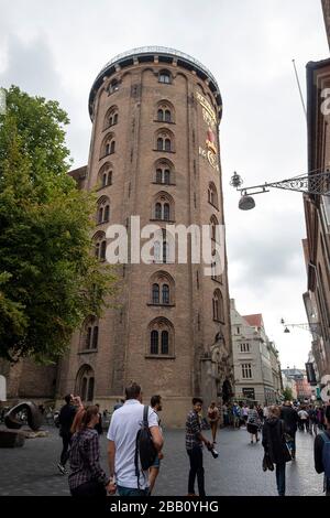 The Round Tower, formerly Stellaburgis Hafniens, in Copenhagen, Denmark, Europe Stock Photo