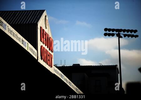 General view of The Matchroom Stadium home of Leyton Orient Football Club. Stock Photo