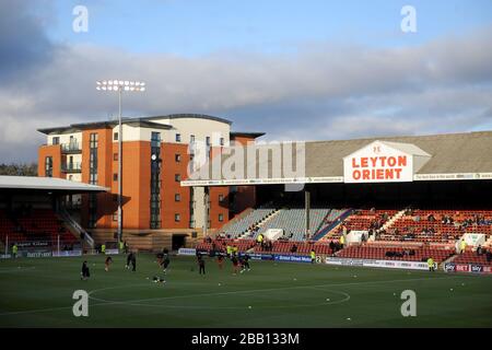 General view of The Matchroom Stadium home of Leyton Orient Football Club. Stock Photo