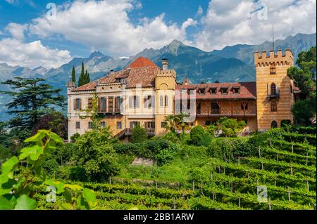 Italy - South Tyrolo - Merano - Maia Alta - Rametz Castle Stock Photo ...