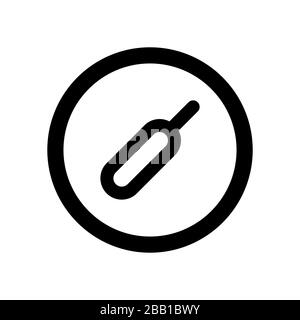 SIM card eject tool. Card tray. Flat design style. Vector Illustration. Stock Vector