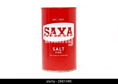 Saxa Table Salt Stock Photo