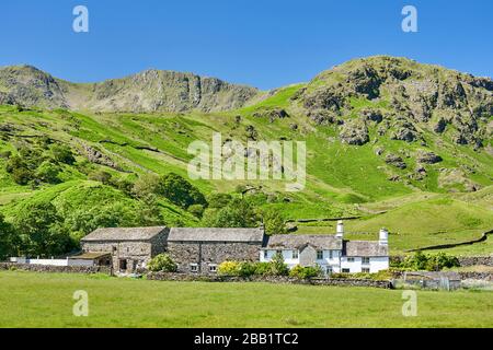 Fell Foot Farm Little Langdale Lake District Cumbria Stock Photo