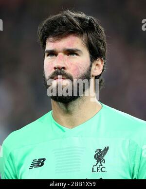 Liverpool's Alisson Becker Stock Photo