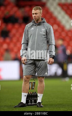 Arsenal strength and conditioning coach Sam Wilson Stock Photo