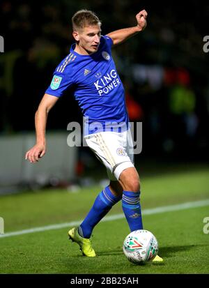 Leicester City's Marc Albrighton in action during the Emirates FA Cup ...