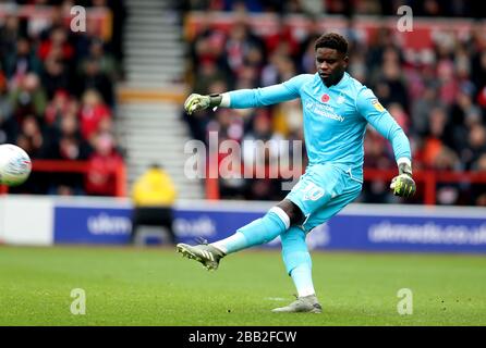 Nottingham Forest's goalkeeper Brice Samba Stock Photo