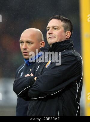 Paul Cox, Mansfield Town manager Stock Photo