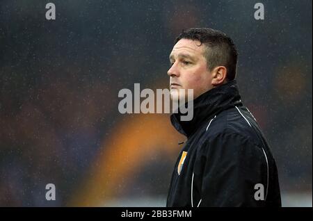 Paul Cox, Mansfield Town manager Stock Photo