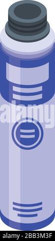 Industry polyurethane foam icon, isometric style Stock Vector