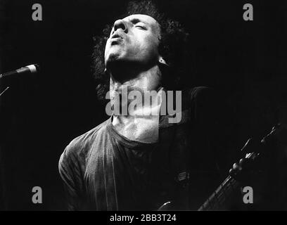 Mark Knopfler from Dire Straits posed in Amsterdam, Netherlands in
