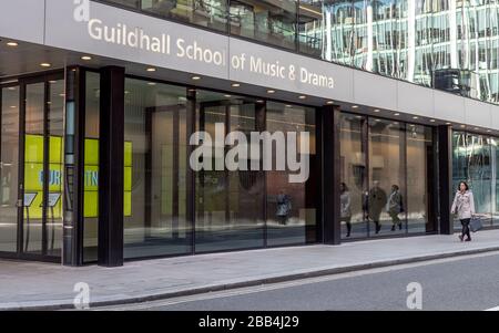The Milton Court performance venue owned and run by the Guildhall School of Music and Drama, London. Stock Photo