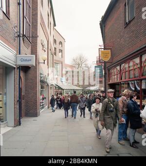 1992, Coppergate Shopping centre, York, Northern England, UK Stock Photo