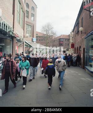 1992, Coppergate Shopping centre, York, Northern England, UK Stock Photo