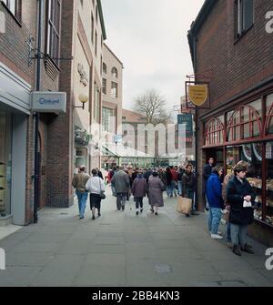 1992, Coppergate Shopping centre, York, Northern England, UK Stock Photo