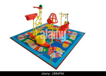 Mouse Trap Game. Mousetrap board game Stock Photo