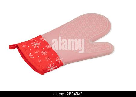 silicone potholder in the form of gloves Stock Photo