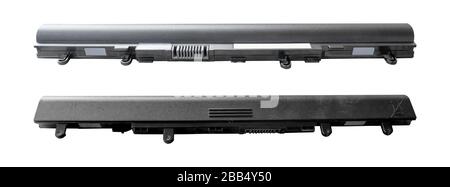 laptop battery isolated on white background, with clipping path. Stock Photo