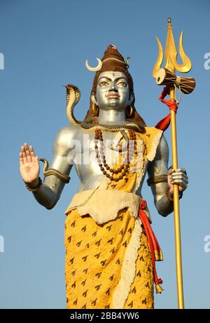 Shiva statue in Haridwar,India Stock Photo