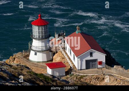 Point Reyes Lighthouse, Point Reyes National Seashore, California Stock Photo