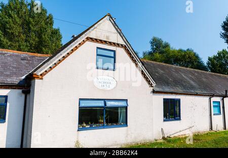 Front view of the National school building 1834, Bosham, a coastal village on the south coast near Chichester, West Sussex, southern England, UK Stock Photo