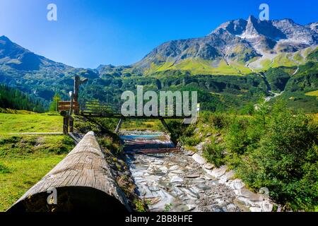 Kolm Saigurn in Rauris Valley Austria Stock Photo