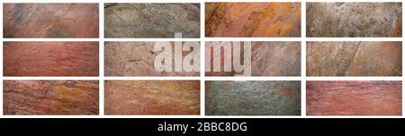 set of stone texture background, Granit texture backgeound, stone texture. Stock Photo