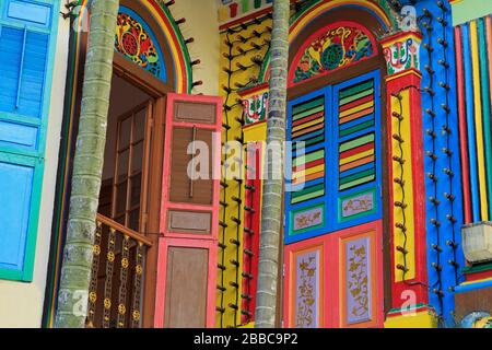 Tan House in Little India District,Singapore,Asia Stock Photo