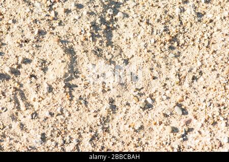 Gravel and sand pattern background Stock Photo