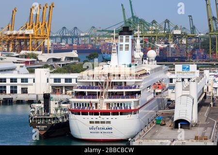 HarbourFront Cruise Terminal,Singapore,Asia Stock Photo