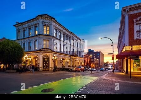 Bard & Banker, Victoria, Vancouver Island, BC, Canada Stock Photo