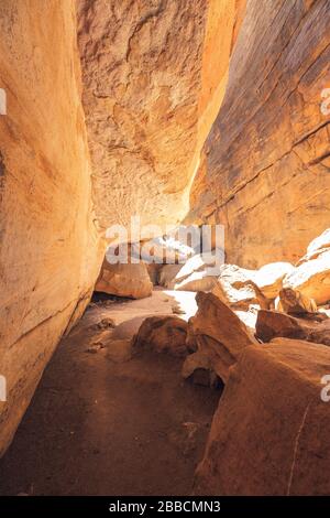 Cederberg rock formations wolfberg cracks Stock Photo