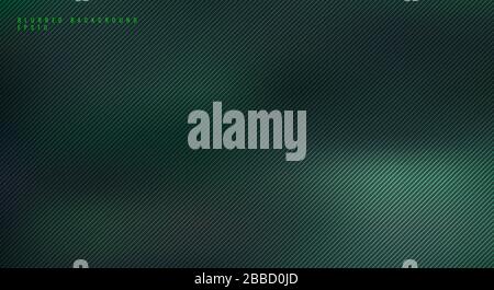 Abstract nature gradient dark green blurred background texture. Ecology concept for your graphic design, banner web or poster. Vector illustration Stock Vector