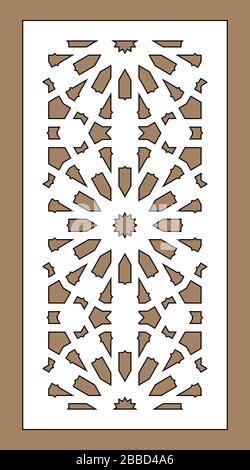 Arabesque vector panel Stock Vector