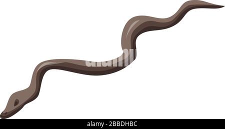 Zoo snake icon, isometric style Stock Vector