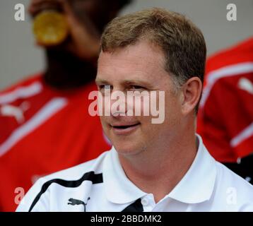 Huddersfield Town's Manager Mark Robins before the game against Rotherham United Stock Photo
