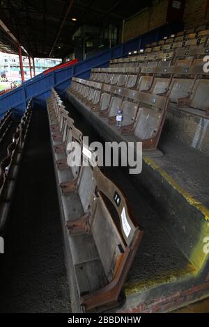 General view of Bootham Crescent football ground in York Stock Photo