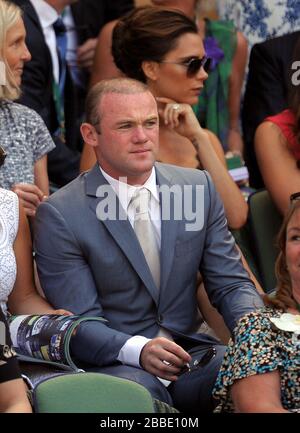 Manchester United's Wayne Rooney in the royal box Stock Photo