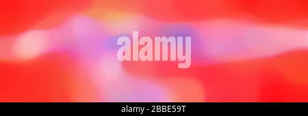 blurred bokeh horizontal header background with tomato, crimson and pastel magenta colors and space for text. Stock Photo