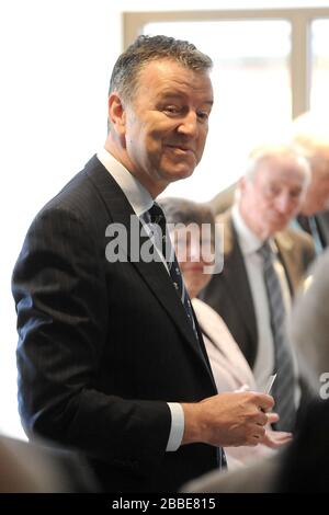 Surrey Chairman Richard Thompson during a reception for the opening of the new Member's Pavilion at the Kia Oval Stock Photo