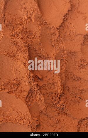 Close up of raw organic cocoa powder Stock Photo