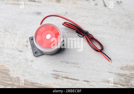 Speaker's wireless alarm Stock Photo
