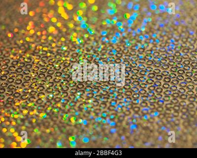 Rainbow Silver Iridescent Background Stock Photo
