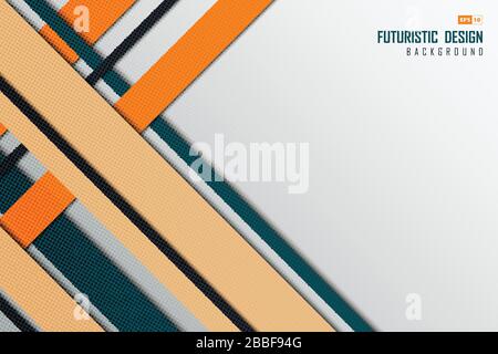 Abstract trendy line of modern template artwork with copy space of text design. Use for ad, poster, template design, cover, annual, report. Stock Vector