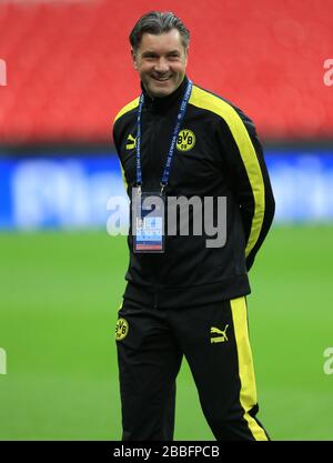 Borussia Dortmund's sports manager Michael Zorc Stock Photo